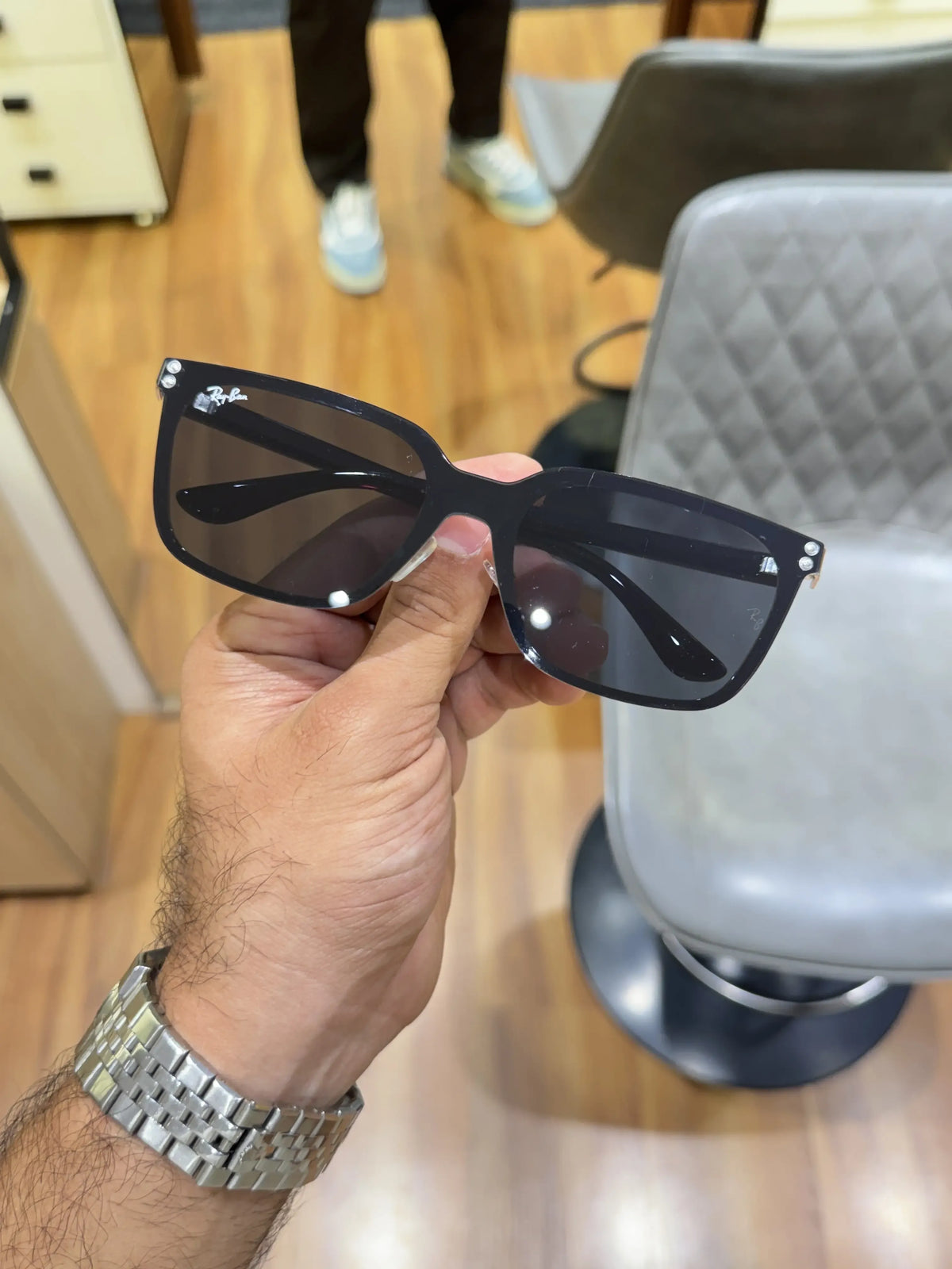 Copy Rayban 25070 Black - Front view